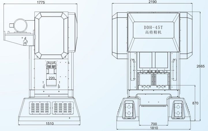 DDH-45T閉式雙點高速精密沖床 DDH-45T閉式雙點高速精密沖床